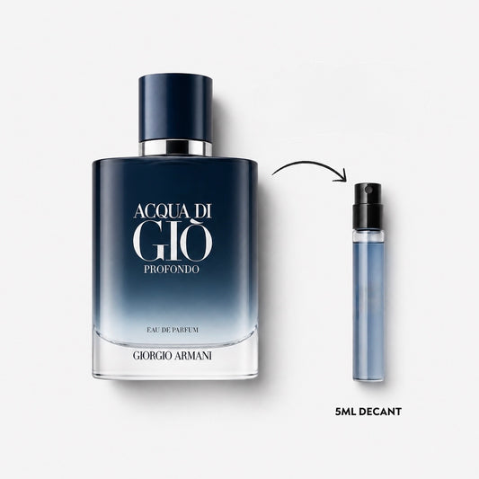 AQUA DI GIO PROFONDO Decant 5ml