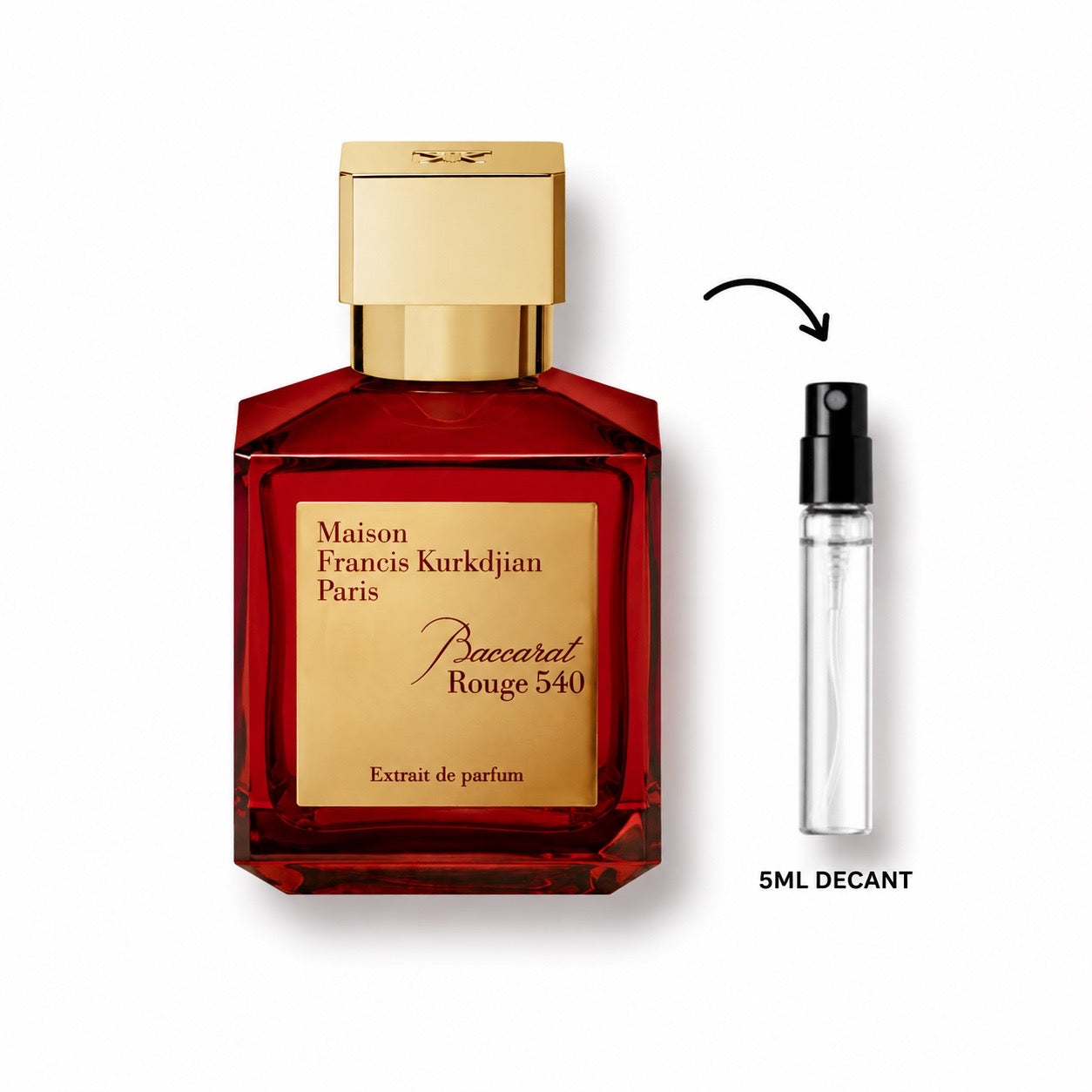 Baccarat extrait de Parfum 5ML Decant