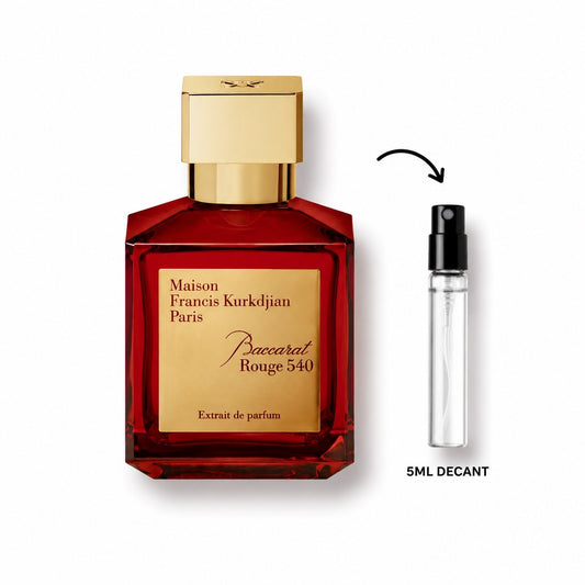 Baccarat extrait de Parfum 5ML Decant